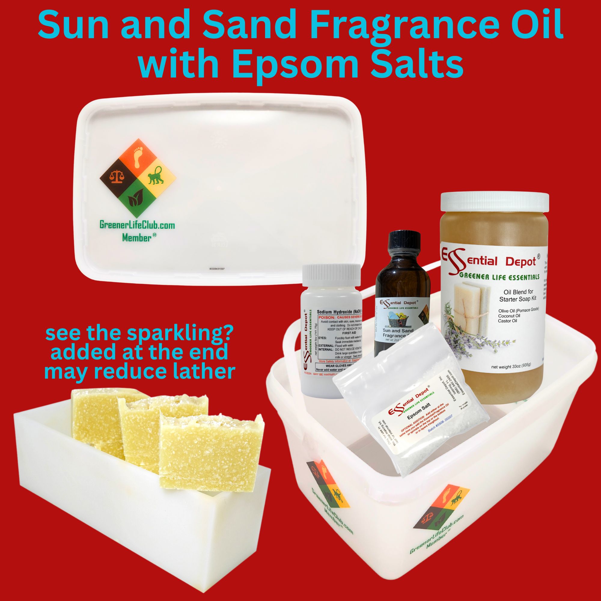 Sun and Sand Fragrance Oil with Epsom Salt